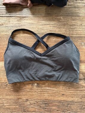 Vitality Cross V Neck Padded Bra Medium